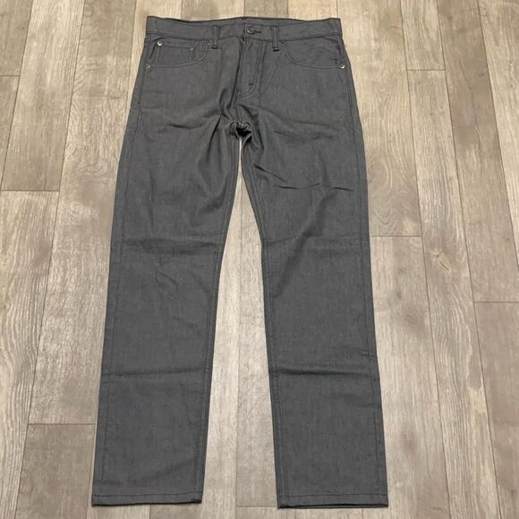 Mens NWOT Levi’s 508 Regular Fit‎ Tapered Gray Denim Jeans - Picture 1 of 9
